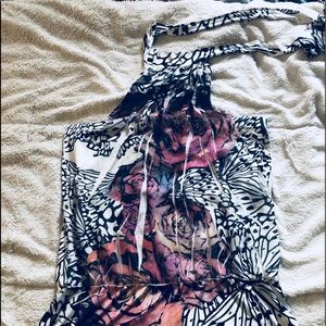 Strapless with Sheer Top